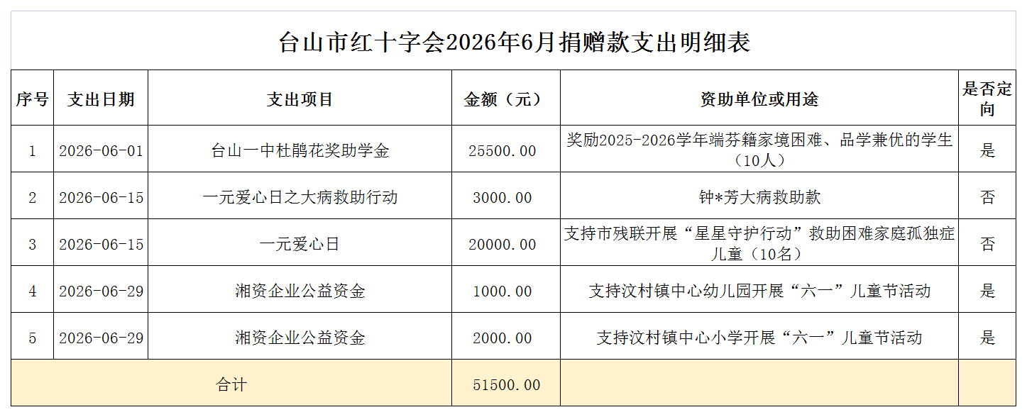 2026年6月台山市红十字会捐赠款支出情况表.png